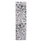 World Rug Gallery Modern Floral Runner Rug 2' x 7'2'' Gray Runner Rug 9098GRAY2X7 - alternate 2